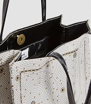Amazon | Harrods ハロッズ 新モザイク シルバー トートバッグ